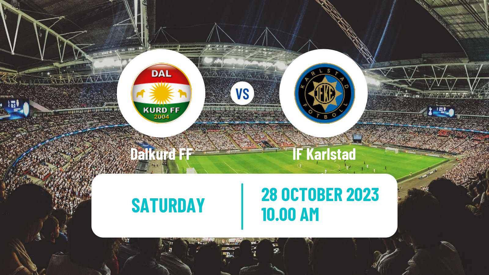 Soccer Swedish Division 1 Norra Dalkurd - Karlstad