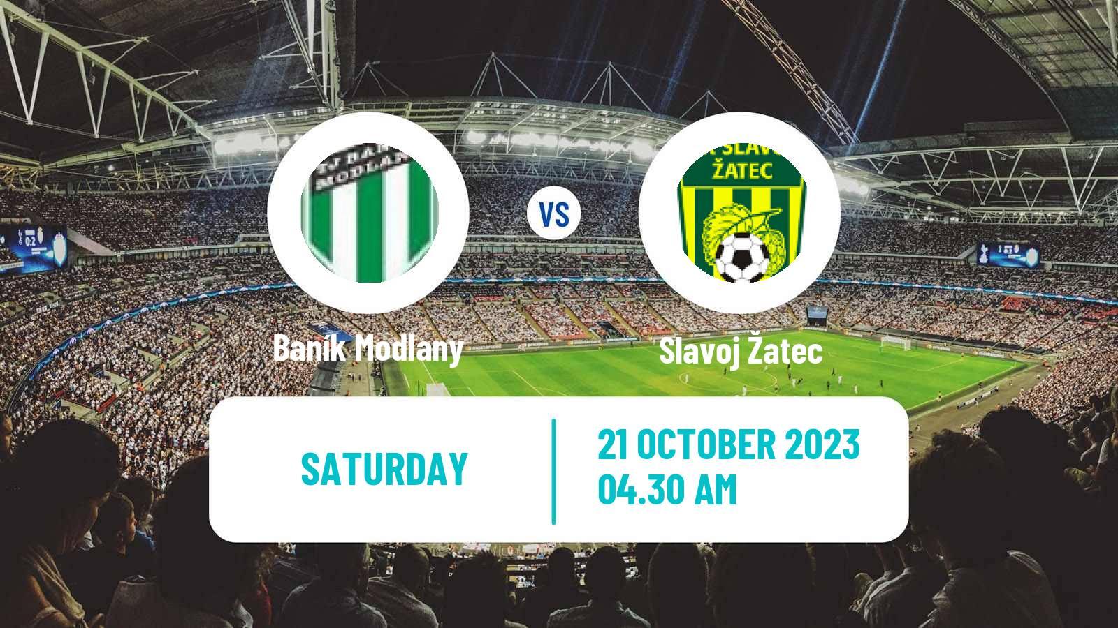 Soccer Czech Ustecky KP Baník Modlany - Slavoj Žatec