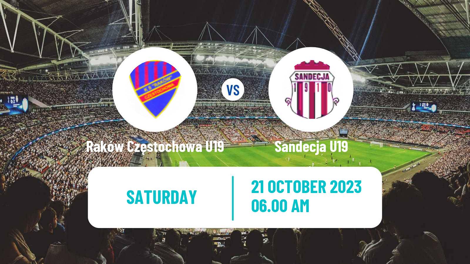 Soccer Polish Central Youth League Raków Częstochowa U19 - Sandecja U19
