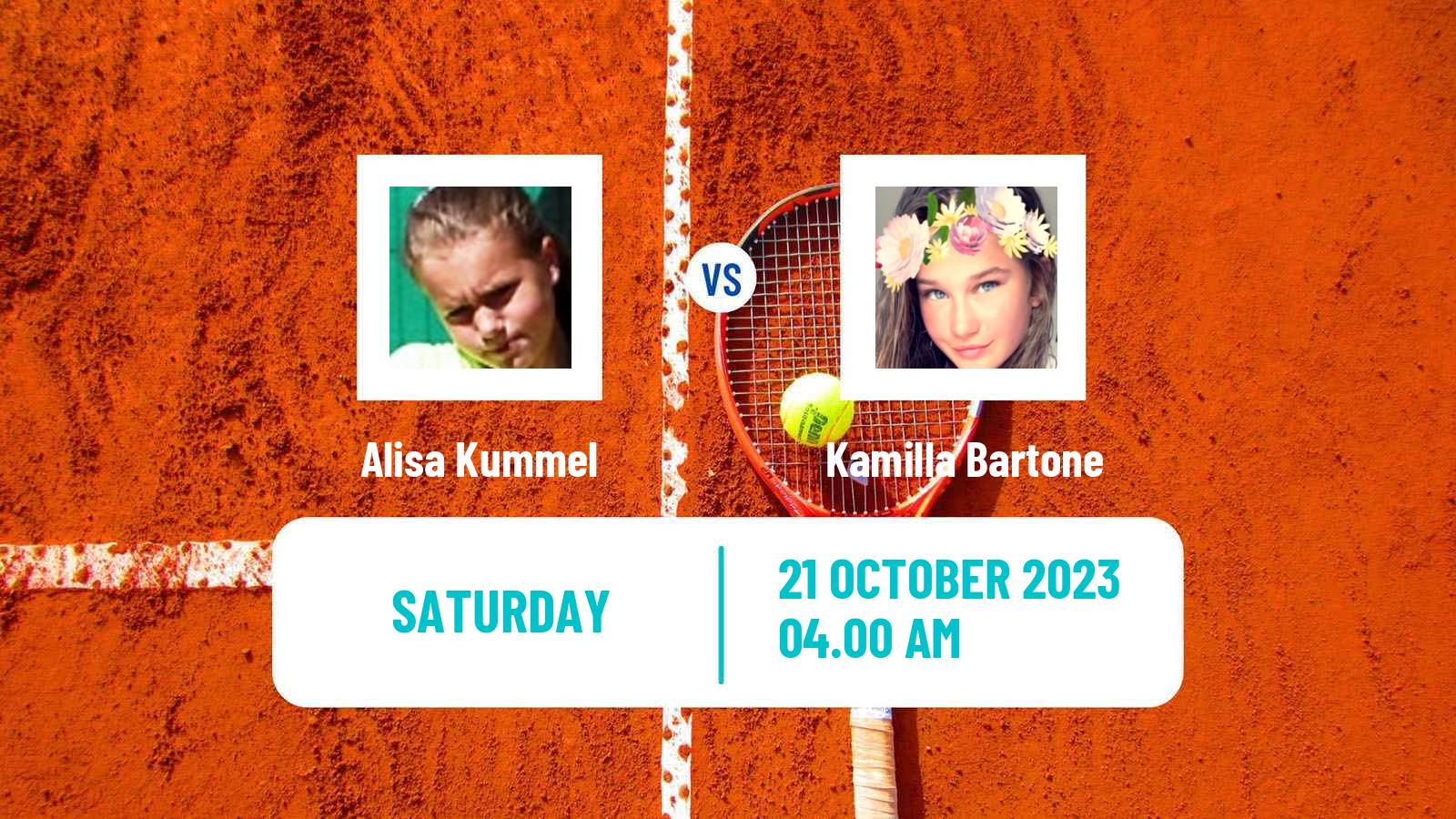 Tennis ITF W15 Sharm Elsheikh 15 Women Alisa Kummel - Kamilla Bartone