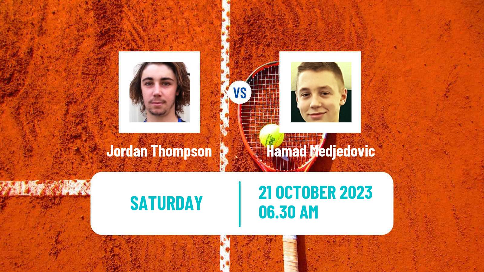 Tennis ATP Basel Jordan Thompson - Hamad Medjedovic