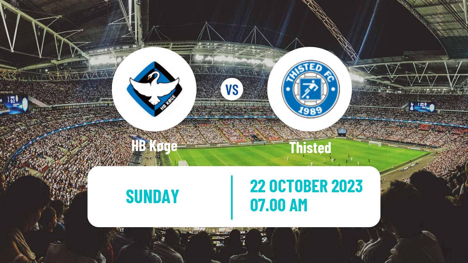 Football Danish Elitedivisionen Women HB Køge - Thisted