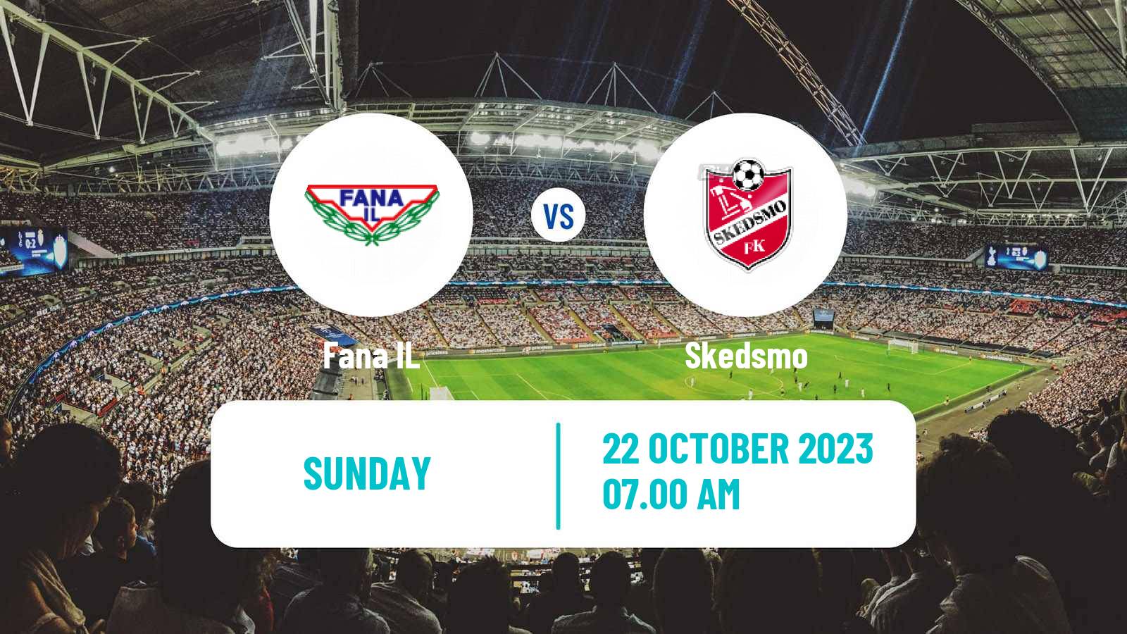 Soccer Norwegian Division 3 - Group 1 Fana - Skedsmo