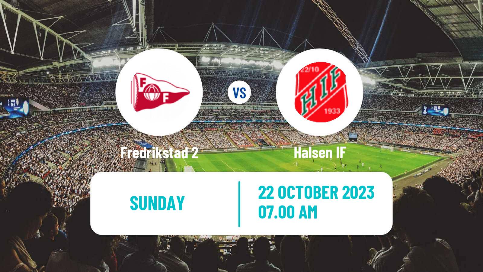 Soccer Norwegian Division 3 - Group 4 Fredrikstad 2 - Halsen
