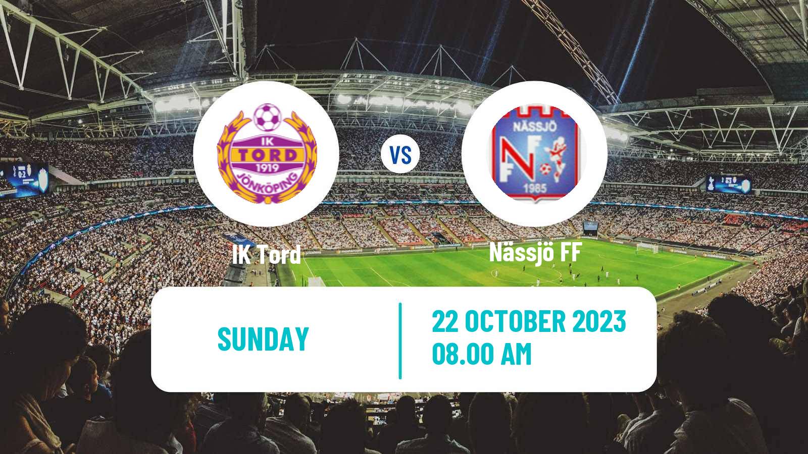 Soccer Swedish Division 2 - Västra Götaland Tord - Nässjö