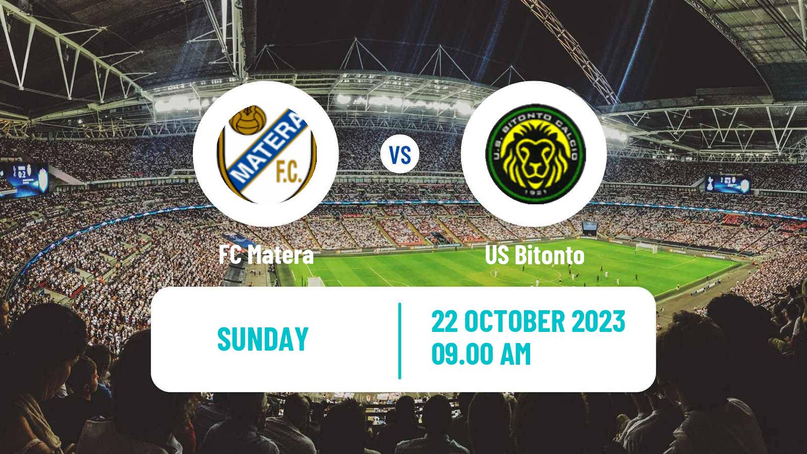 Soccer Italian Serie D - Group H Matera - Bitonto