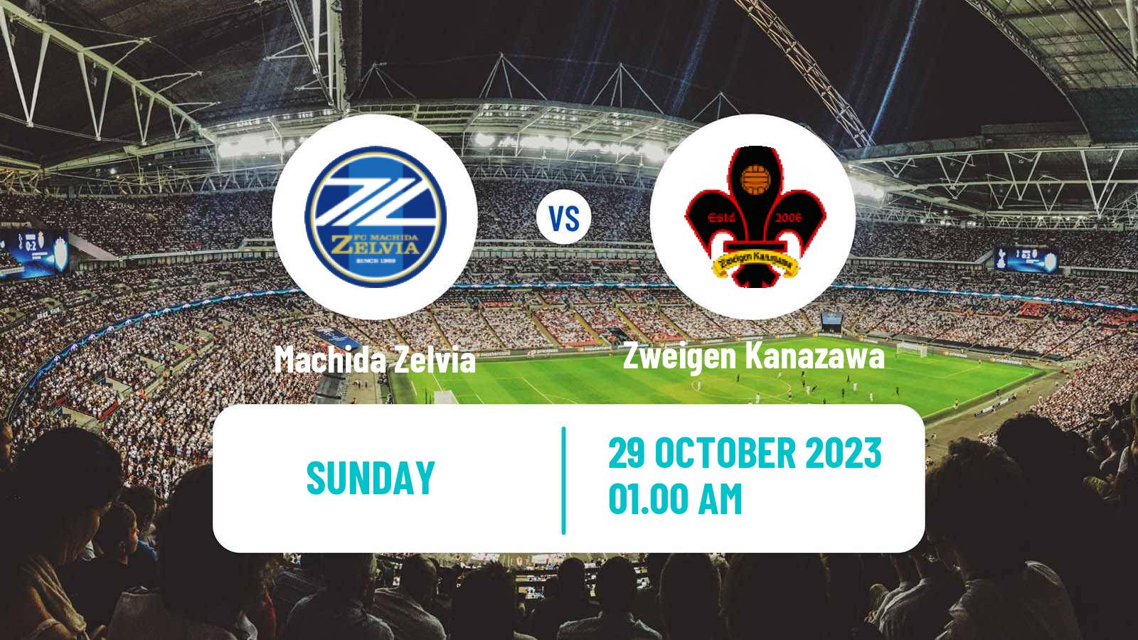 Soccer Japan J2 League Machida Zelvia - Zweigen Kanazawa