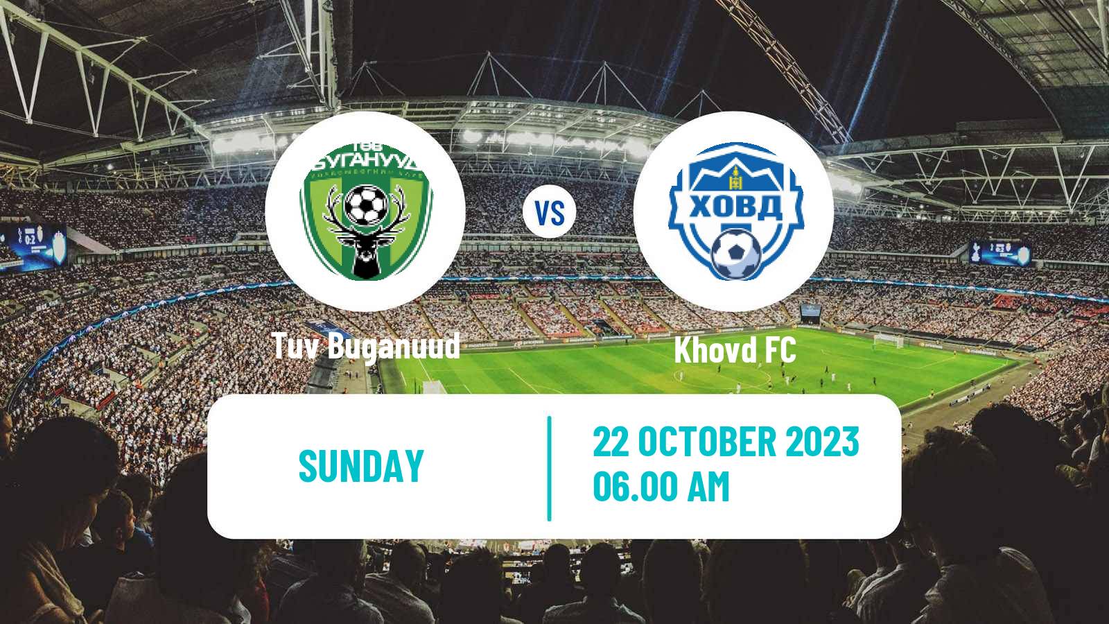 Soccer Mongolian Premier League Tuv Buganuud - Khovd