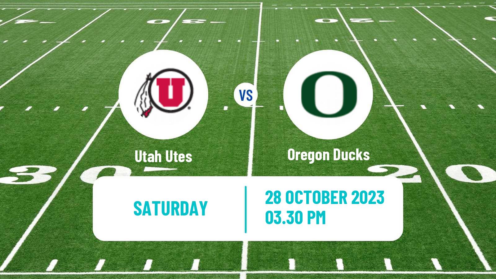 American football NCAA College Football Utah Utes - Oregon Ducks