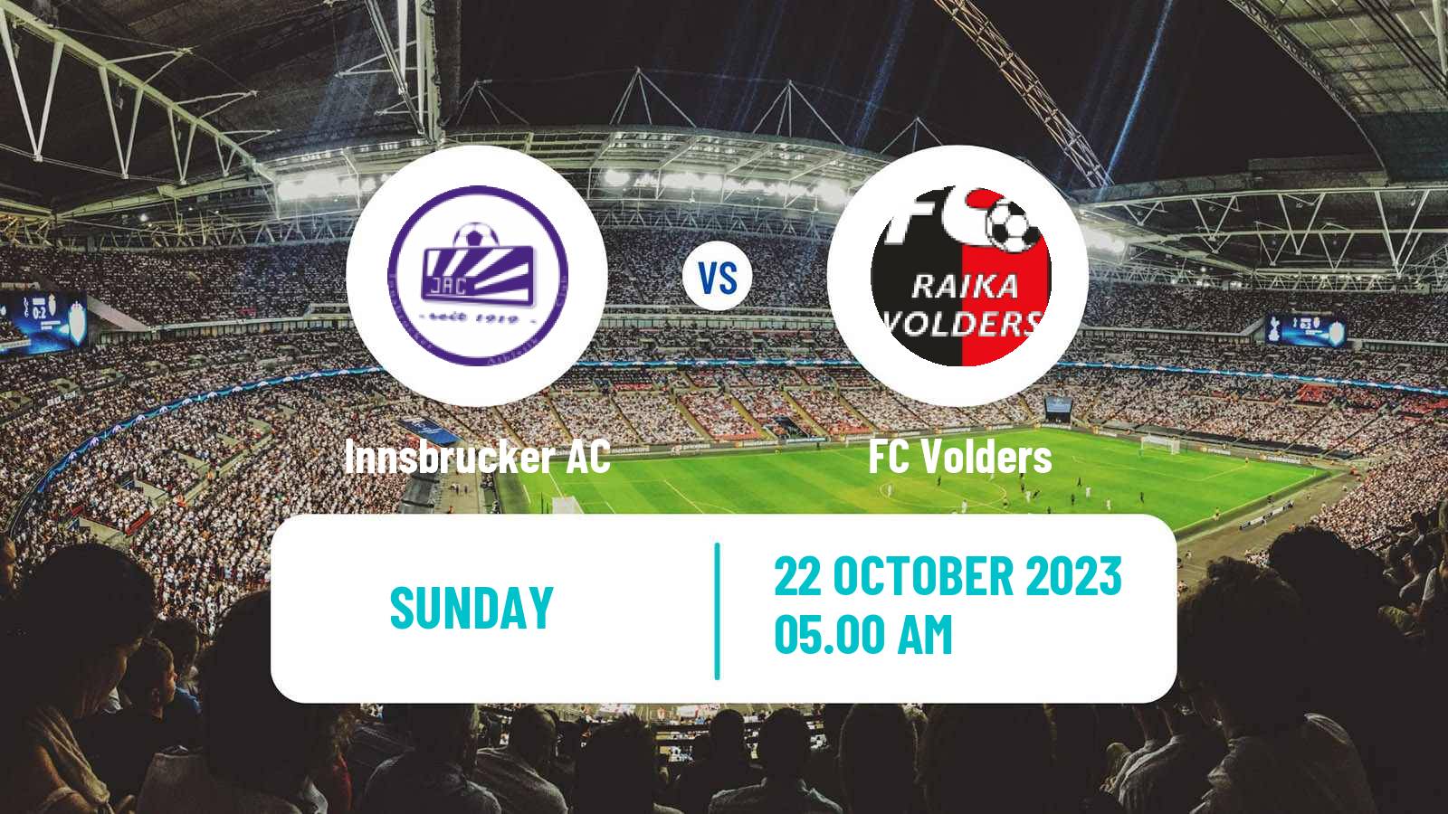 Soccer Austrian Landesliga Tirol Innsbrucker AC - Volders