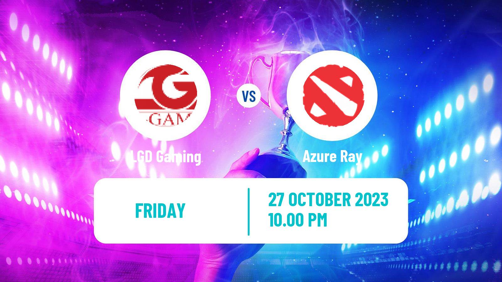 Esports Dota 2 The International LGD Gaming - Azure Ray