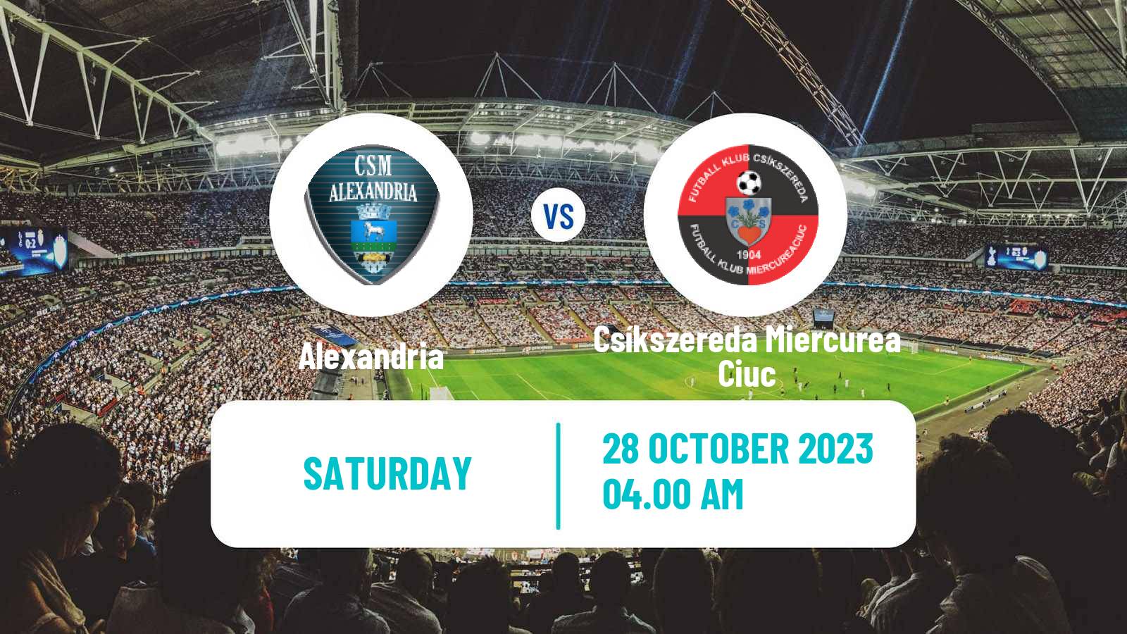 Soccer Romanian Division 2 Alexandria - Csíkszereda Miercurea Ciuc