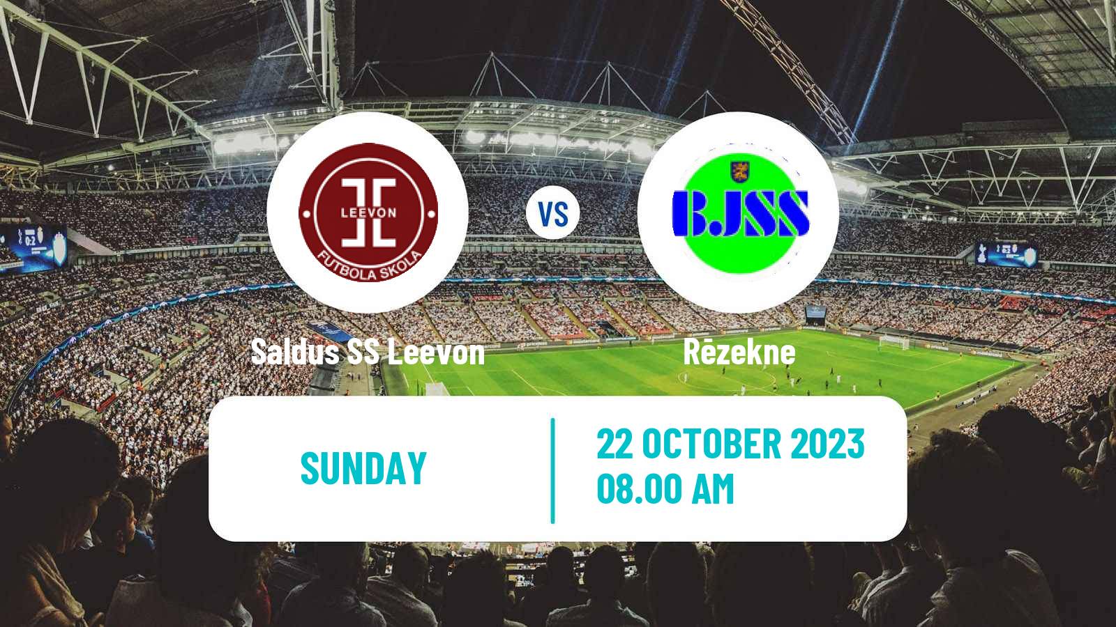 Soccer Latvian 1 Liga Saldus SS Leevon - Rēzekne