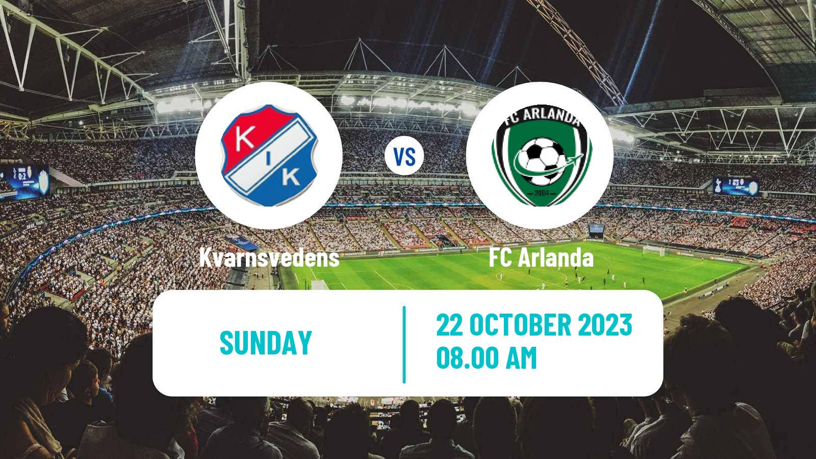 Soccer Swedish Division 2 - Norra Svealand Kvarnsvedens - Arlanda