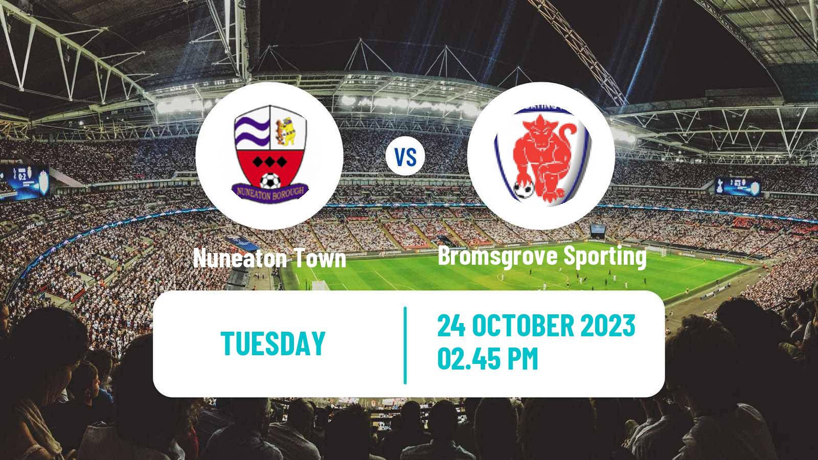 Soccer English Southern League Central Division Nuneaton Town - Bromsgrove Sporting