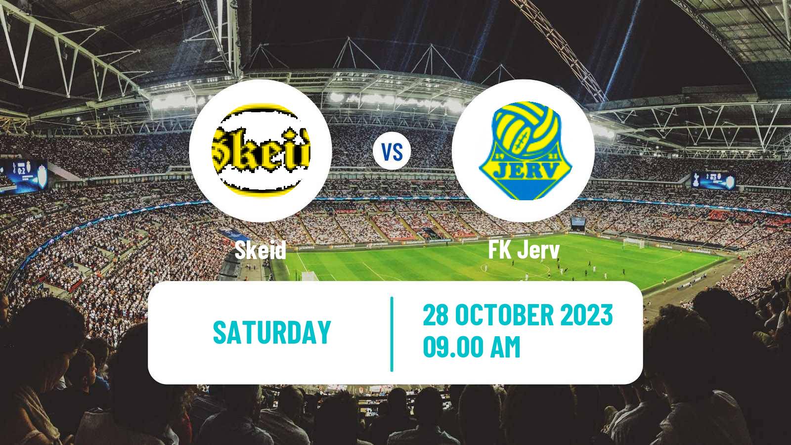 Soccer Norwegian Adeccoligaen Skeid - Jerv