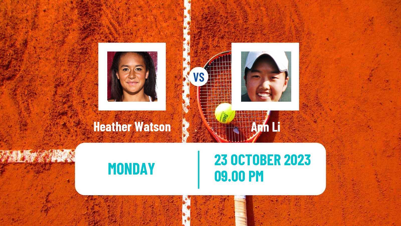 Tennis Tampico Challenger Women Heather Watson - Ann Li
