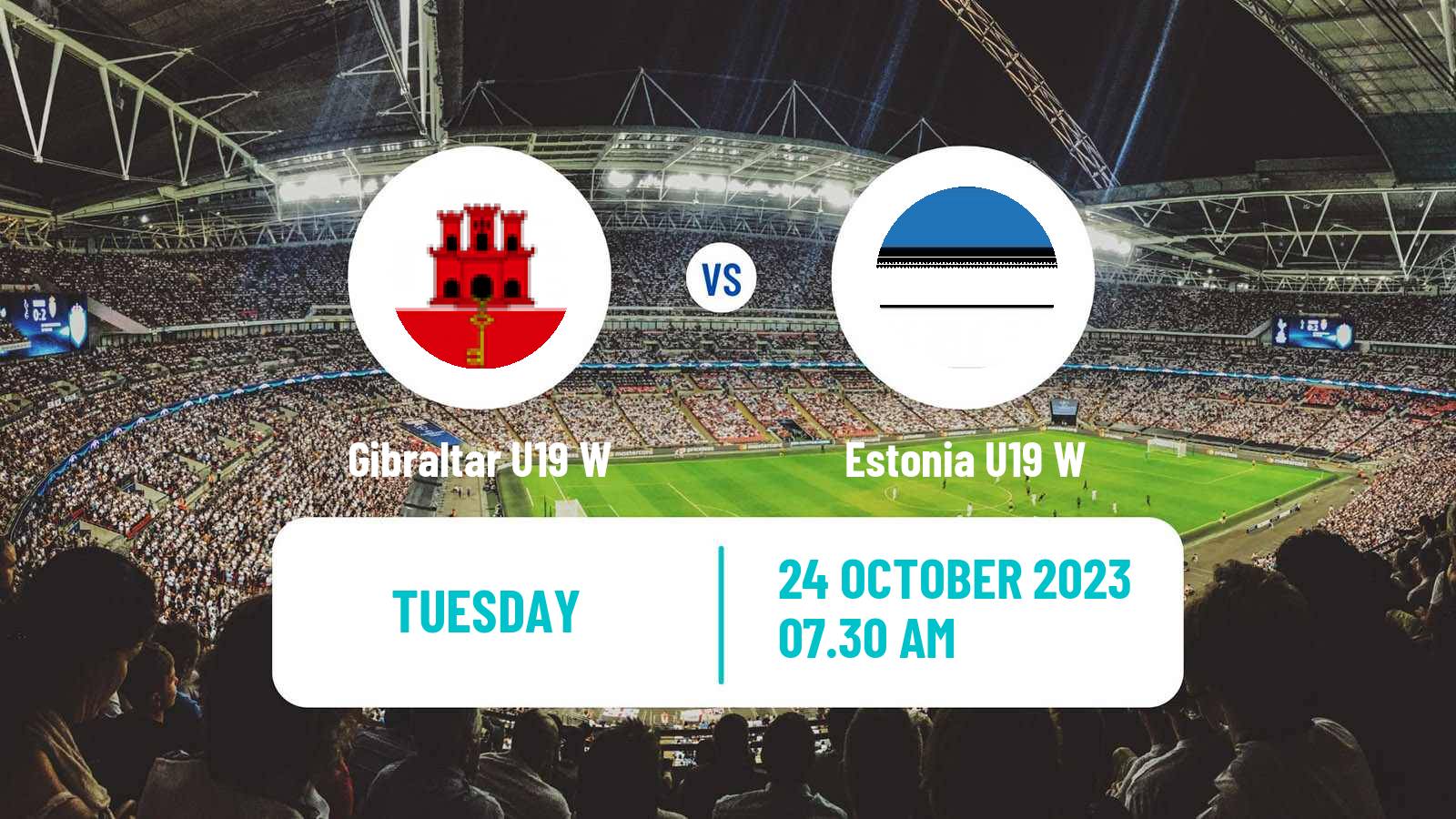 Soccer UEFA Euro U19 Women Gibraltar U19 W - Estonia U19 W