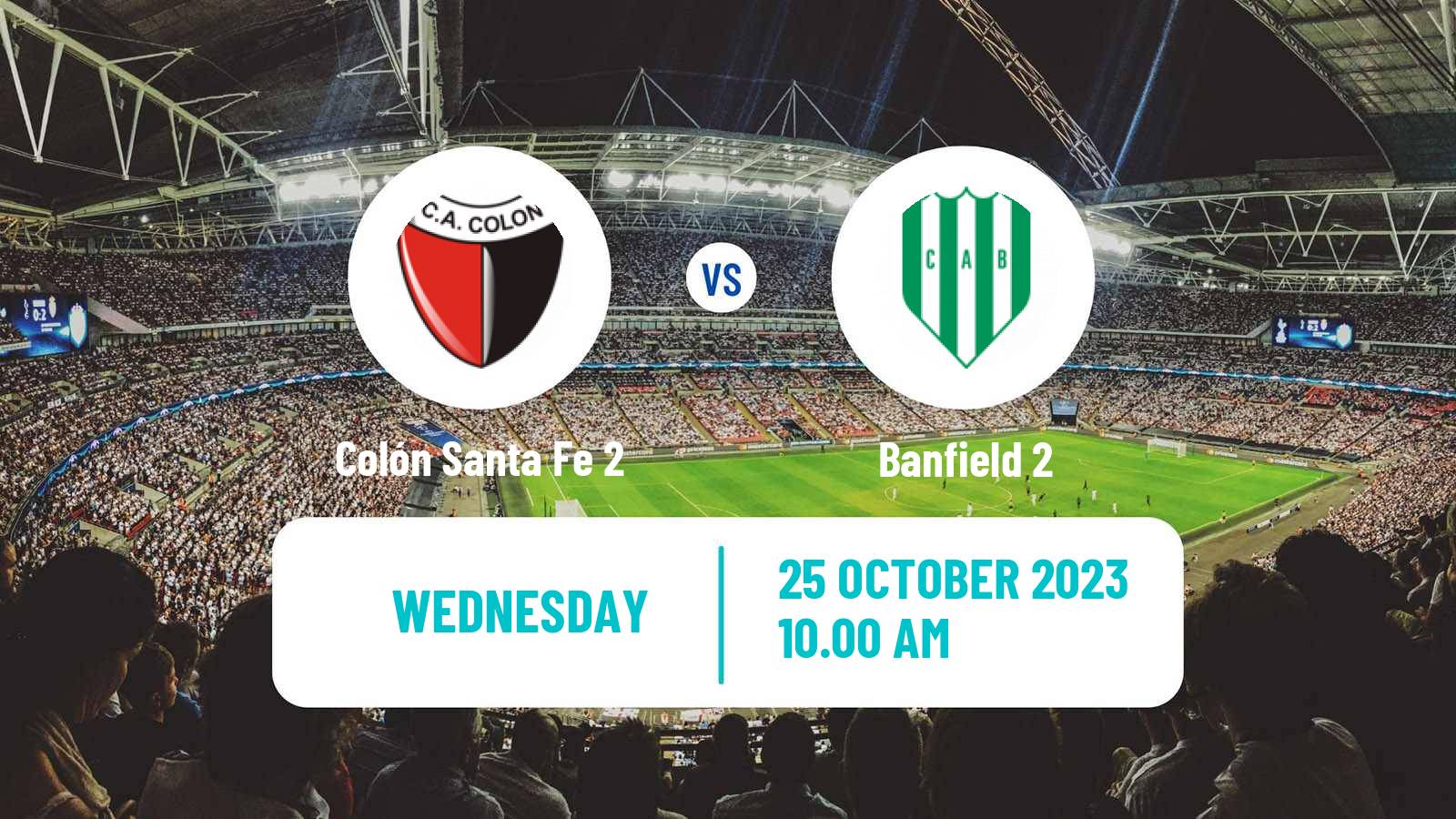 Soccer Argentinian Reserve League Colón Santa Fe 2 - Banfield 2
