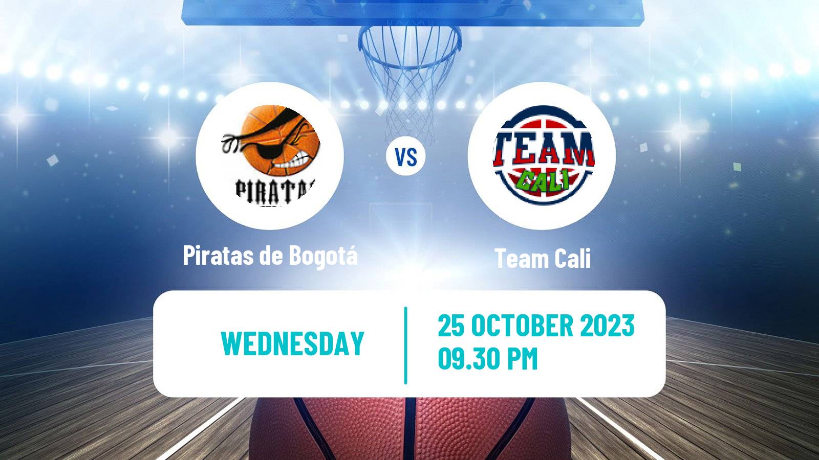 Basketball Colombian LBP Basketball Piratas de Bogotá - Team Cali