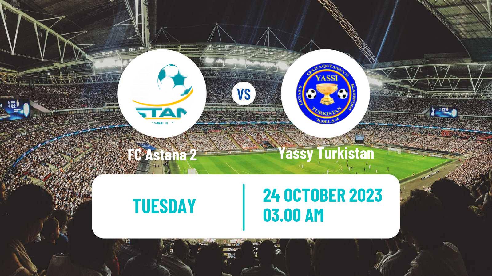 Soccer Kazakh First Division Astana 2 - Turkistan
