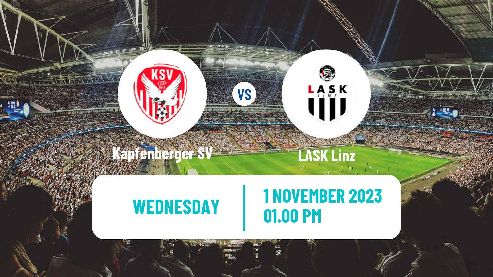 Football Austrian OFB Cup Kapfenberger SV - LASK Linz