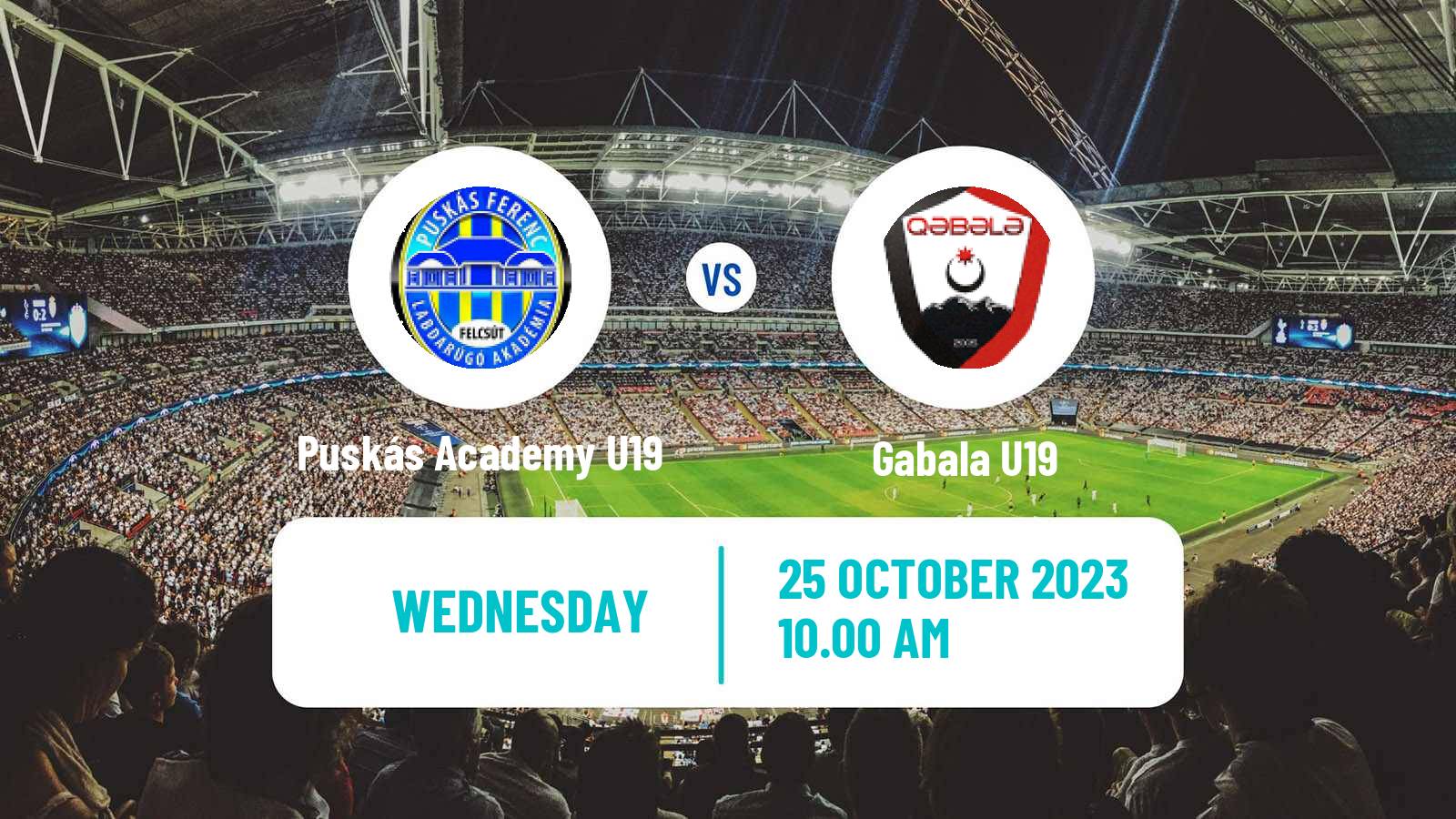 Football UEFA Youth League Puskás Academy U19 - Gabala U19