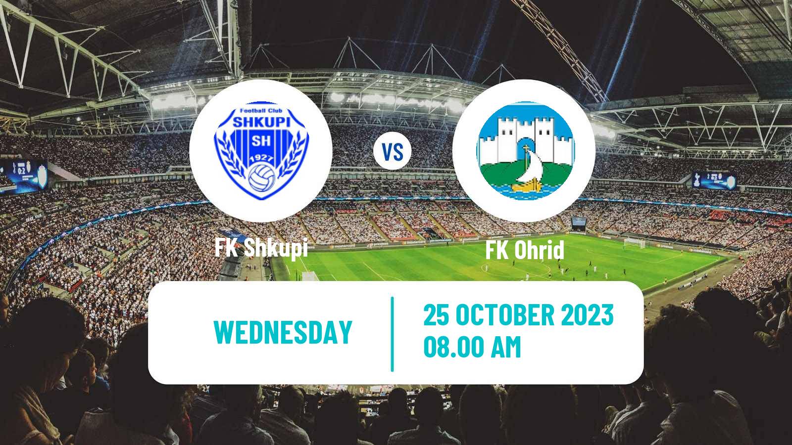Soccer North Macedonian Cup Shkupi - Ohrid