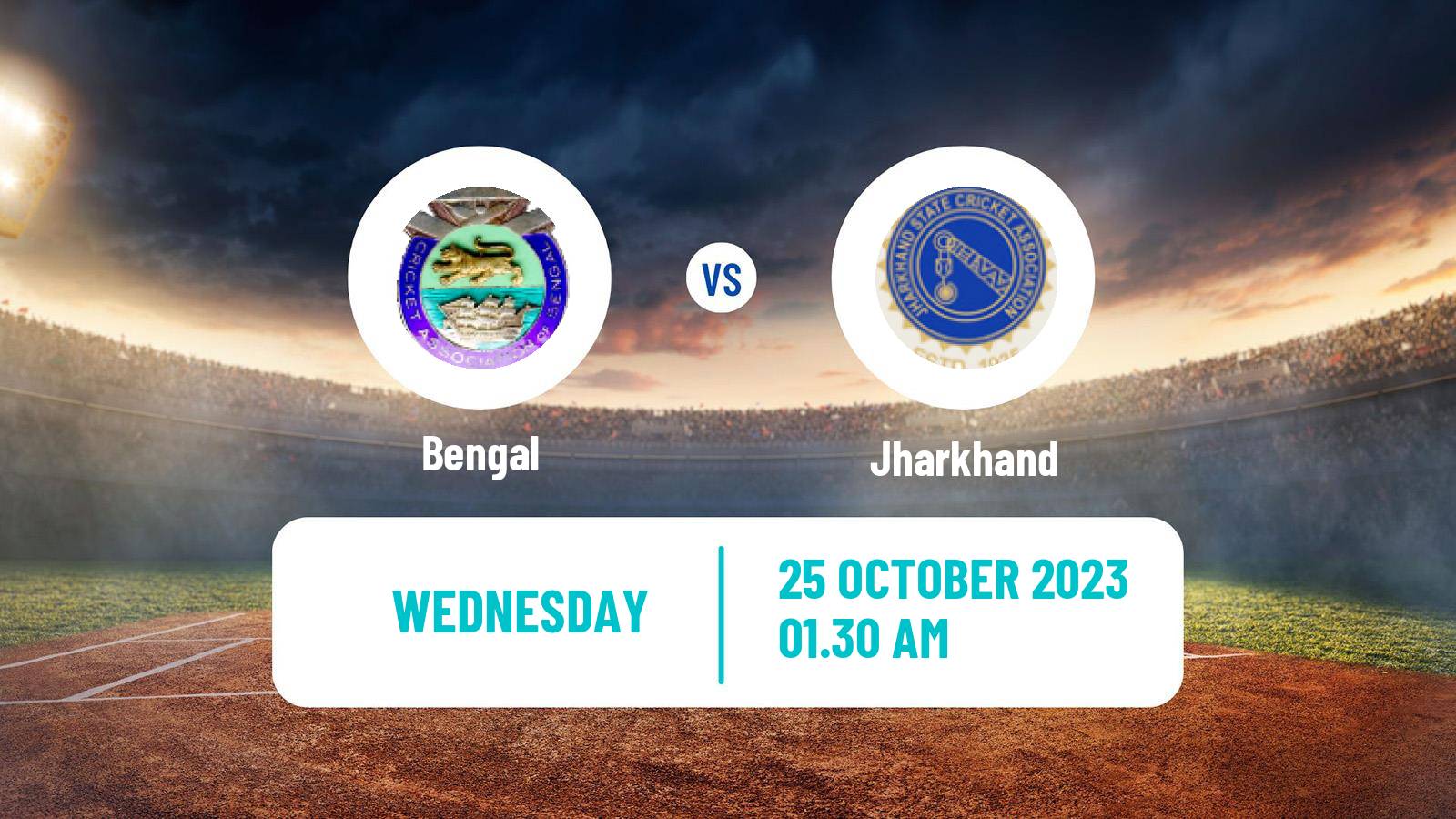 Cricket Syed Mushtaq Ali Trophy Bengal - Jharkhand