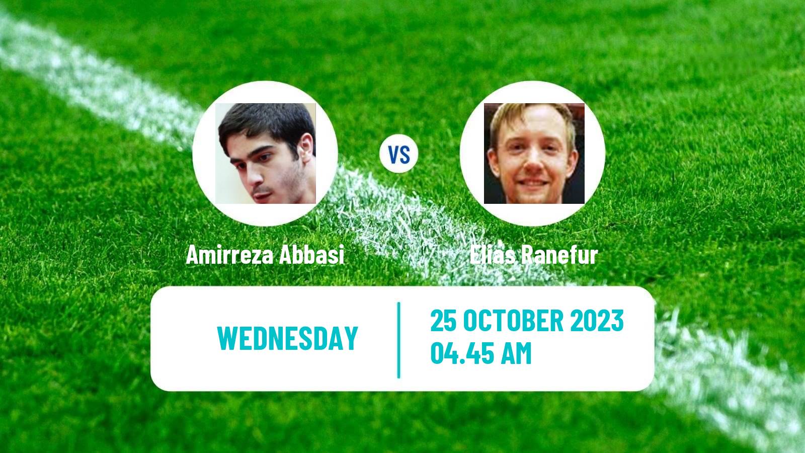 Table tennis Tt Star Series Men Amirreza Abbasi - Elias Ranefur