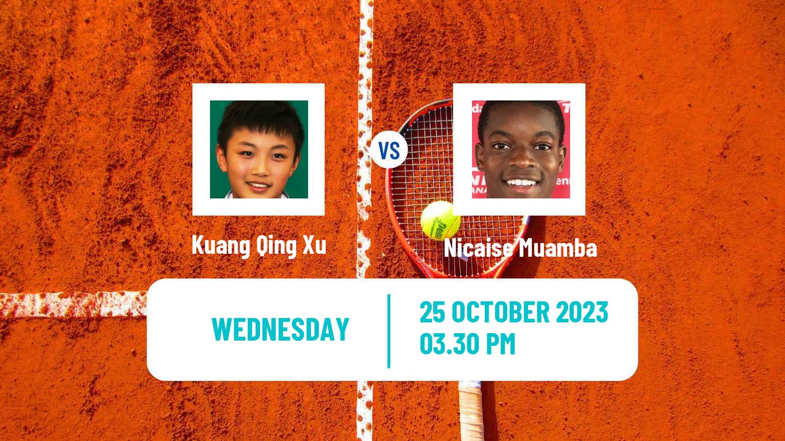Tennis ITF M25 Saint Augustin Men Kuang Qing Xu - Nicaise Muamba
