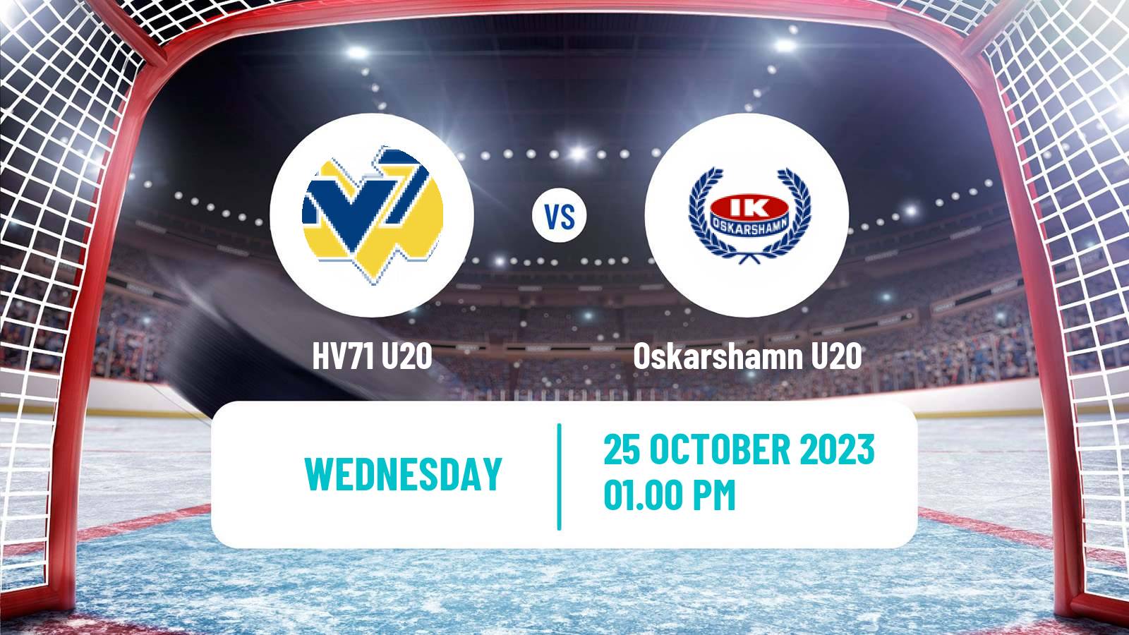 Hockey Swedish Superelit U20 Hockey HV71 U20 - Oskarshamn U20