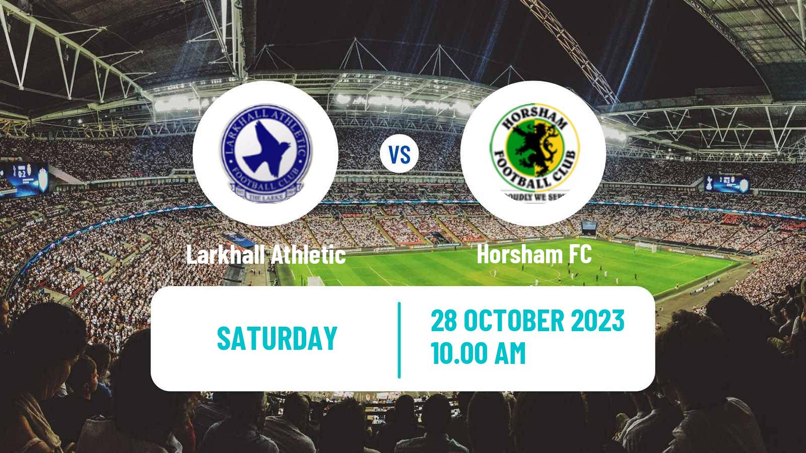 Soccer English FA Trophy Larkhall Athletic - Horsham