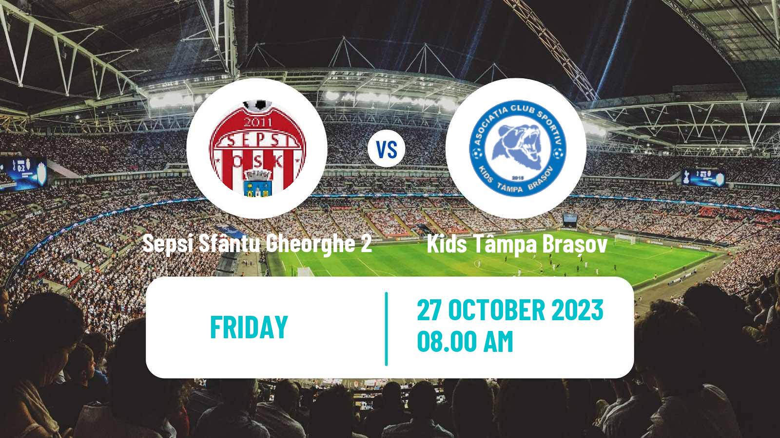 Soccer Romanian Liga 3 - Seria 5 Sepsi Sfântu Gheorghe 2 - Kids Tâmpa Brașov