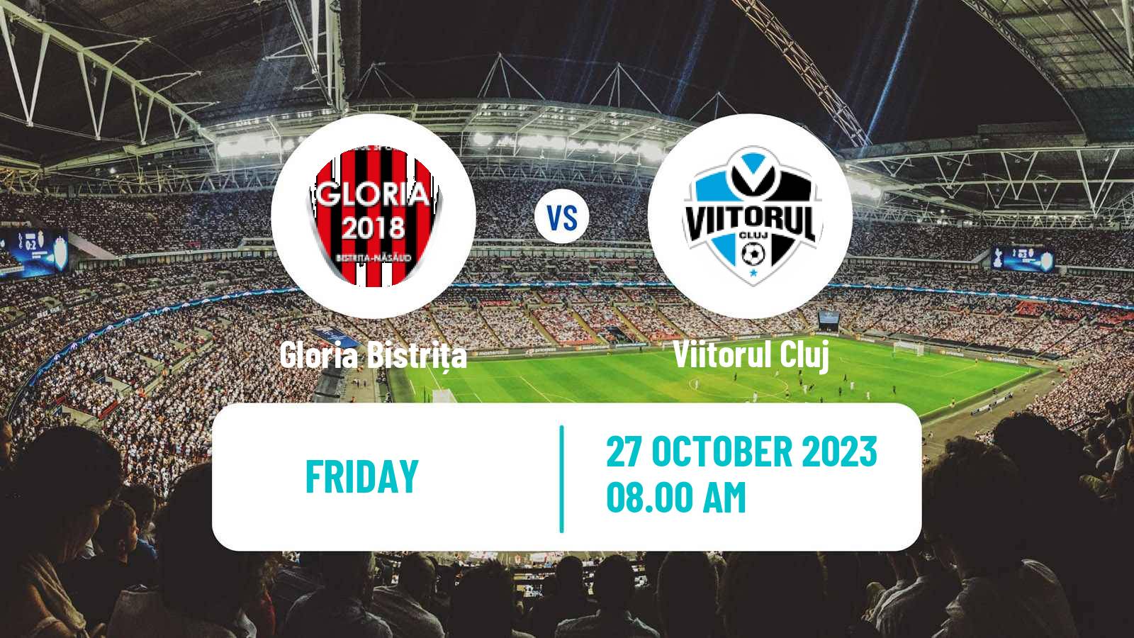 Soccer Romanian Liga 3 - Seria 9 Gloria Bistrița - Viitorul Cluj