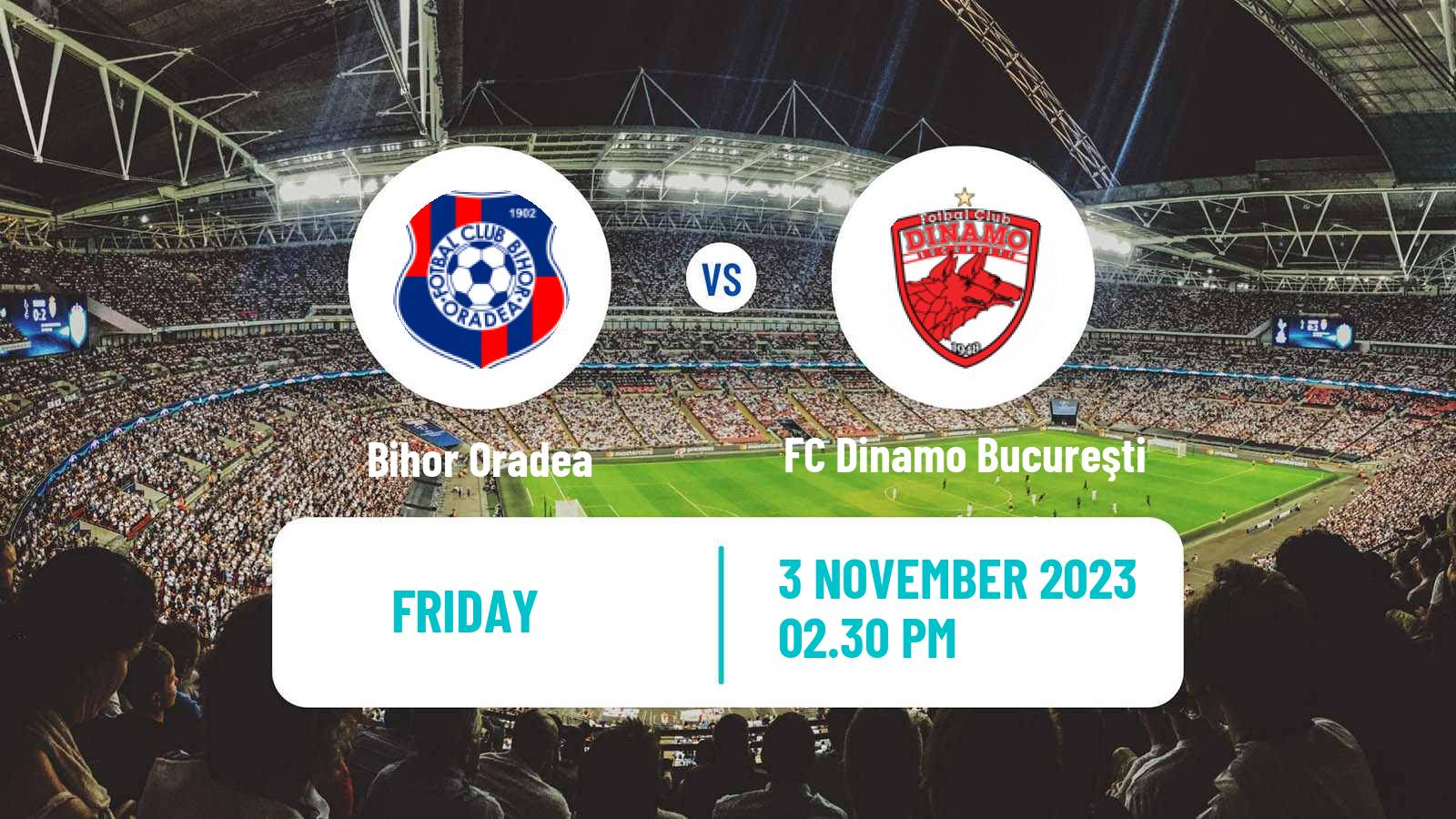 Soccer Romanian Cup Bihor Oradea - FC Dinamo Bucureşti