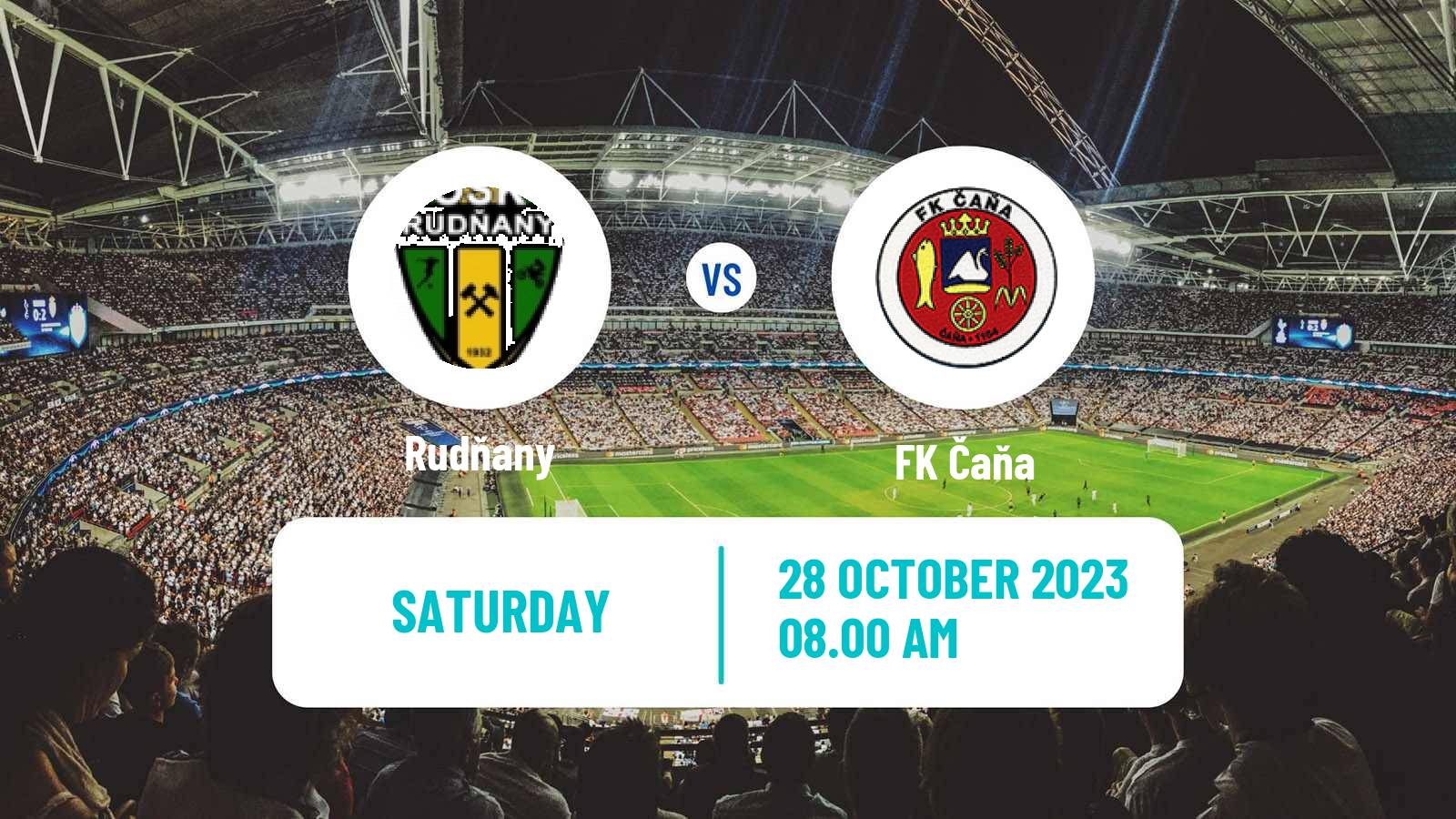 Soccer Slovak 4 Liga East Rudňany - Čaňa