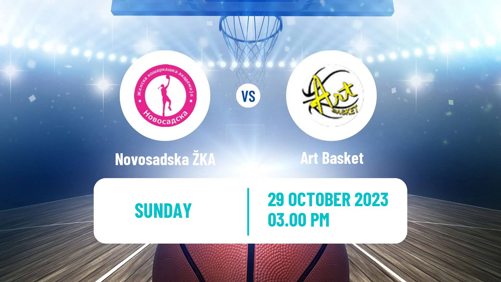Basketball Serbian 1 ZLS Basketball Women Novosadska ŽKA - Art Basket