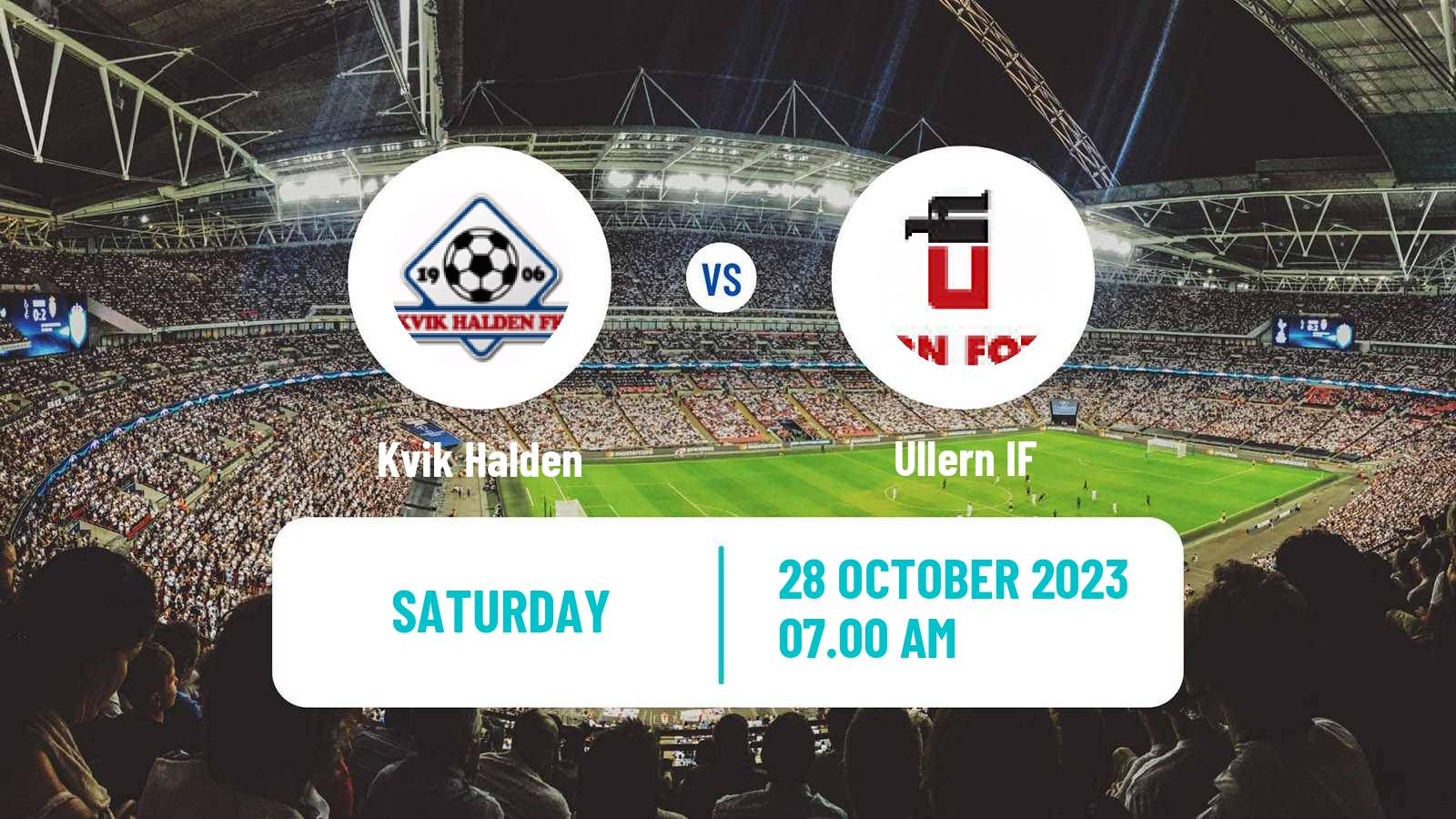 Soccer Norwegian Division 2 - Group 2 Kvik Halden - Ullern