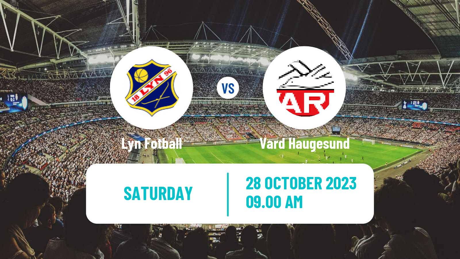 Soccer Norwegian Division 2 - Group 1 Lyn - Vard Haugesund