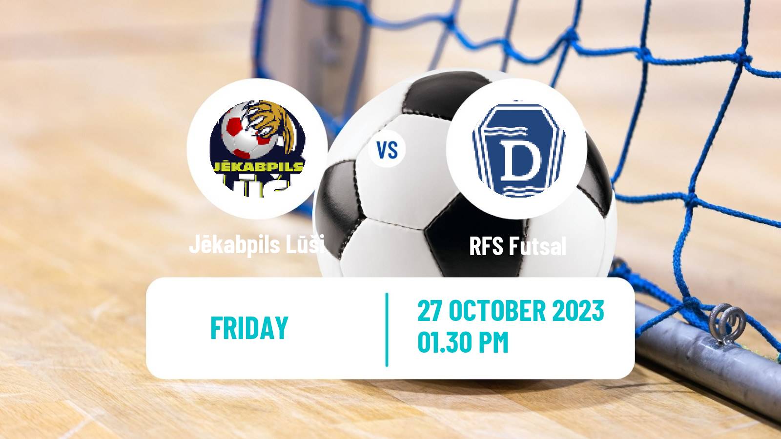 Futsal Latvian Virsliga Futsal Jēkabpils Lūši - RFS