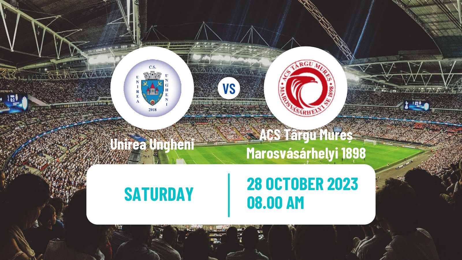 Soccer Romanian Liga 3 - Seria 9 Unirea Ungheni - ACS Târgu Mureș Marosvásárhelyi 1898