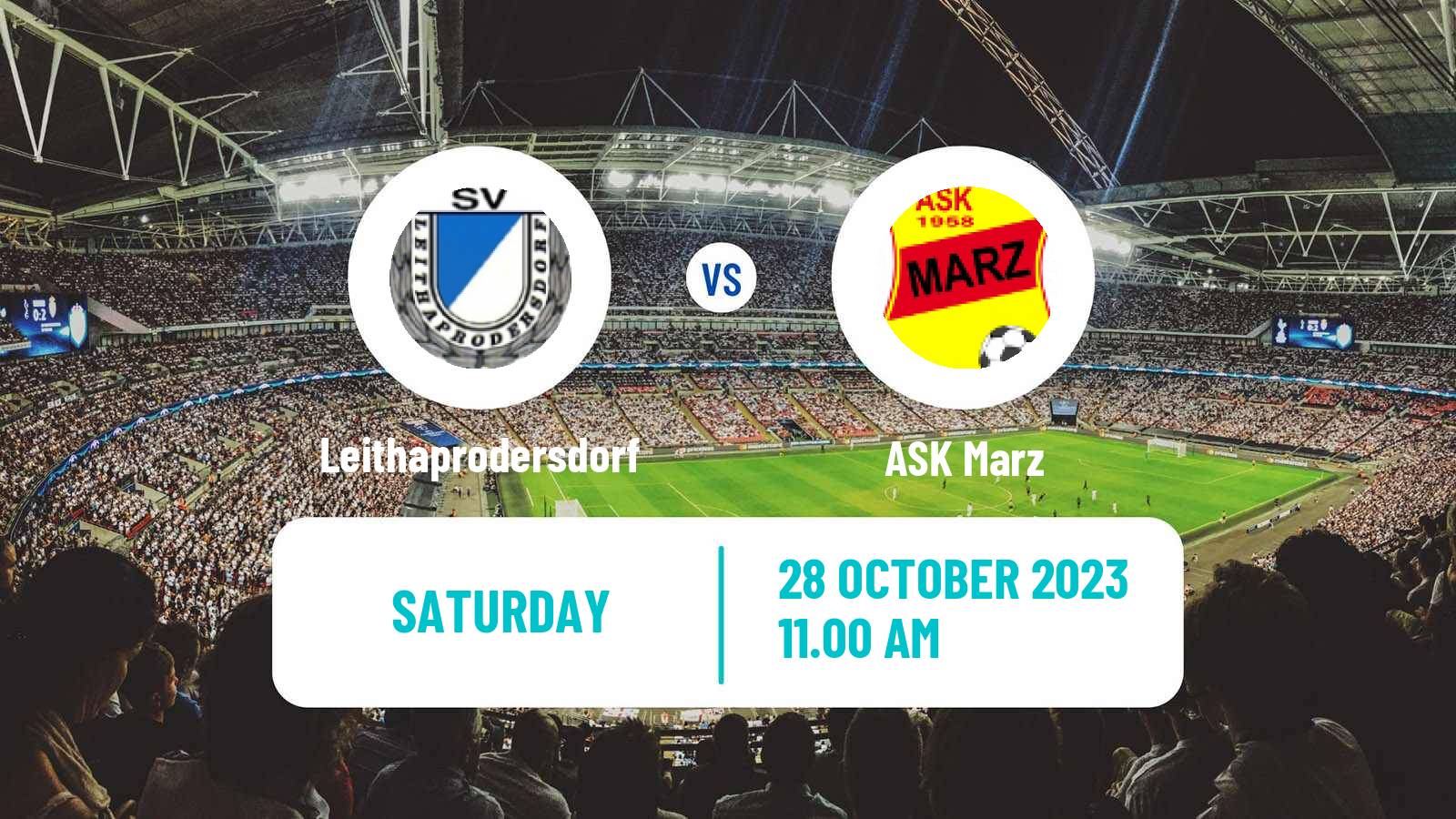 Soccer Austrian Landesliga Burgenland Leithaprodersdorf - Marz