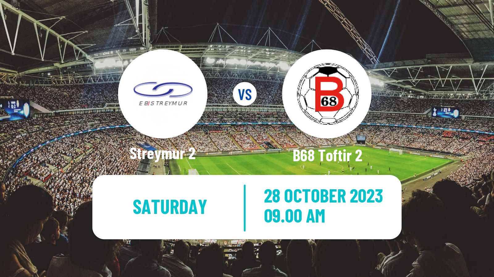 Soccer Faroe Islands 1 Deild Streymur 2 - B68 Toftir 2