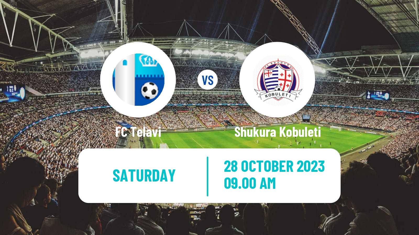 Soccer Georgian Erovnuli Liga Telavi - Shukura Kobuleti