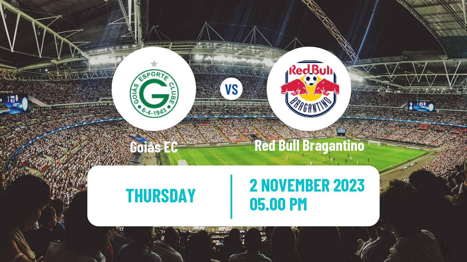 Soccer Brazilian Serie A Goiás - Red Bull Bragantino