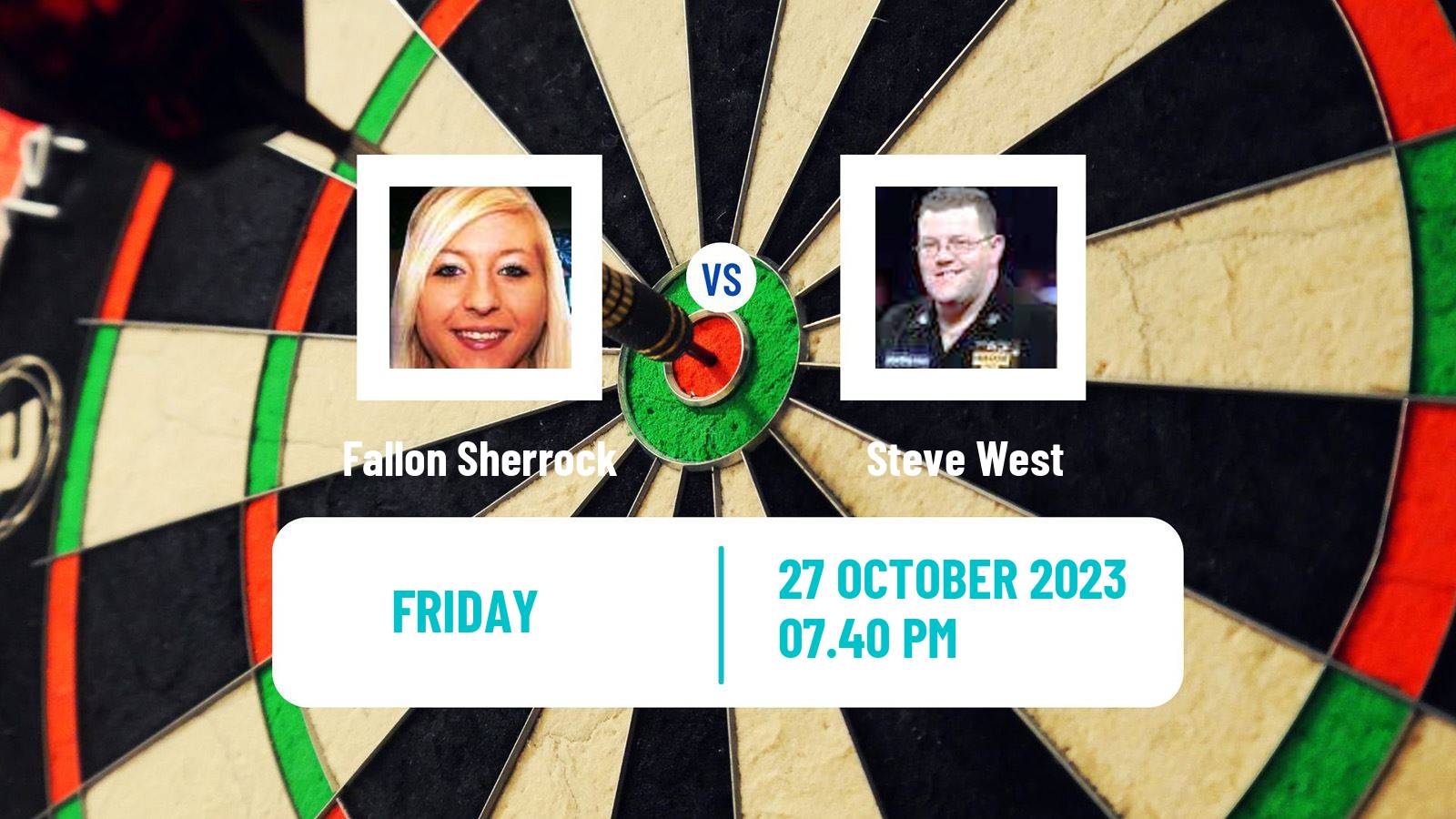 Darts Modus Super Series Fallon Sherrock - Steve West