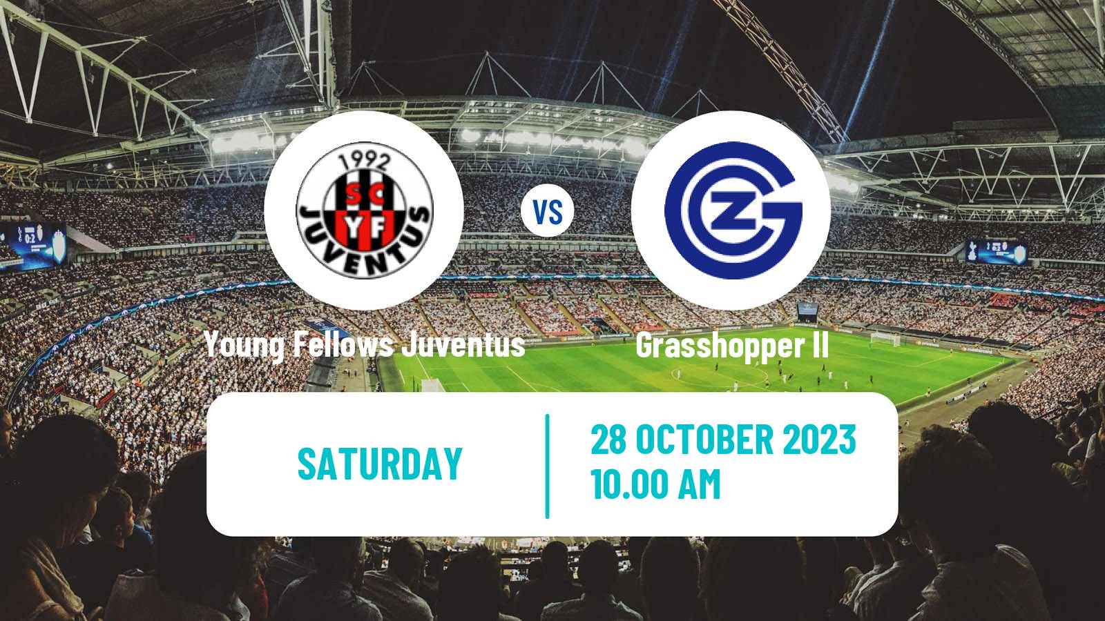 Soccer Swiss 1 Liga Classic Group 3 Young Fellows Juventus - Grasshopper II