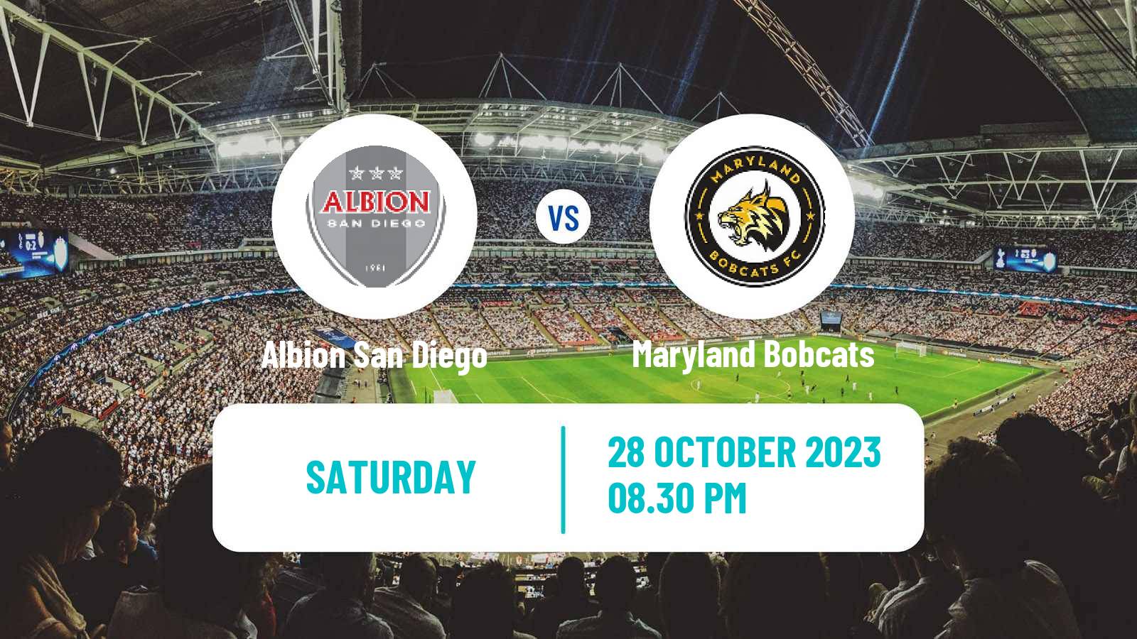 Football US NISA Albion San Diego - Maryland Bobcats
