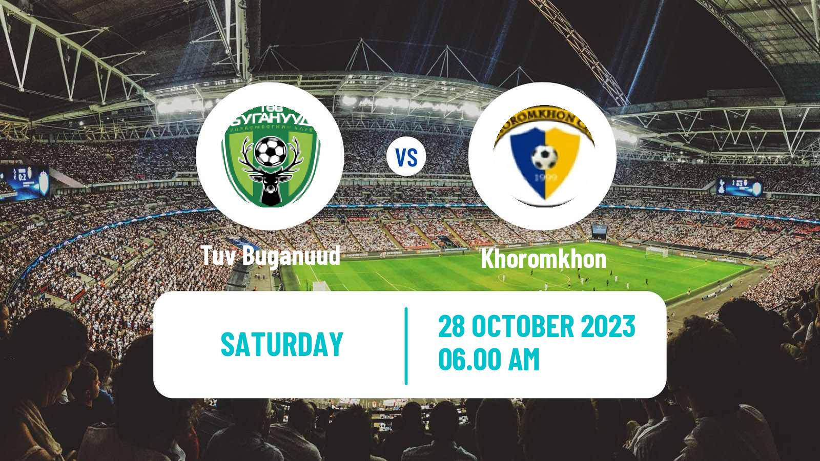 Soccer Mongolian Premier League Tuv Buganuud - Khoromkhon